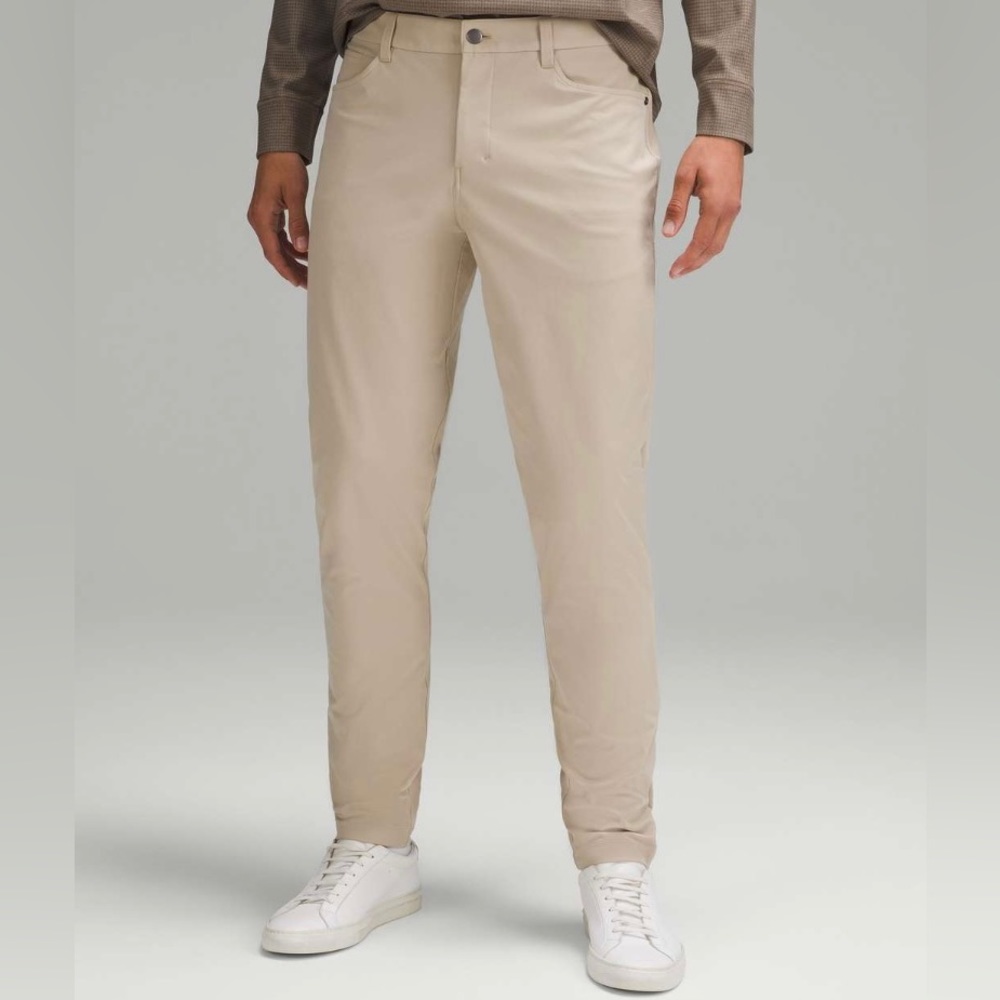 lululemon athletica Men’s ABC Slim Fit Pant 34” Warpstreme Trench -Size 32
